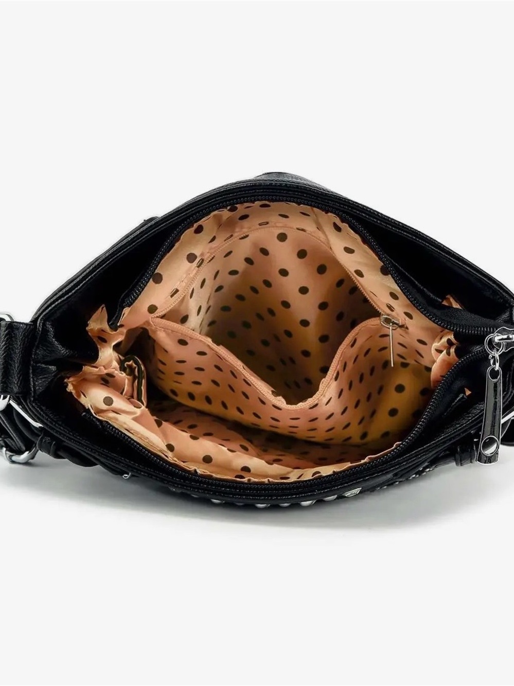 Black Butterfly Crystal Shoulder Bag - Sparkle Accent - Picture 3 of 5